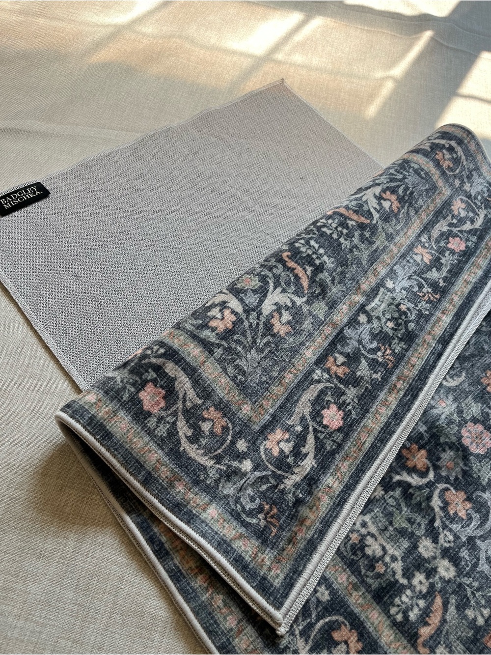 Two Badgley Mischka Rugs (2x3 Rug & 2.5 ft x 6 ft Runner) NWOT - Picture 8 of 16